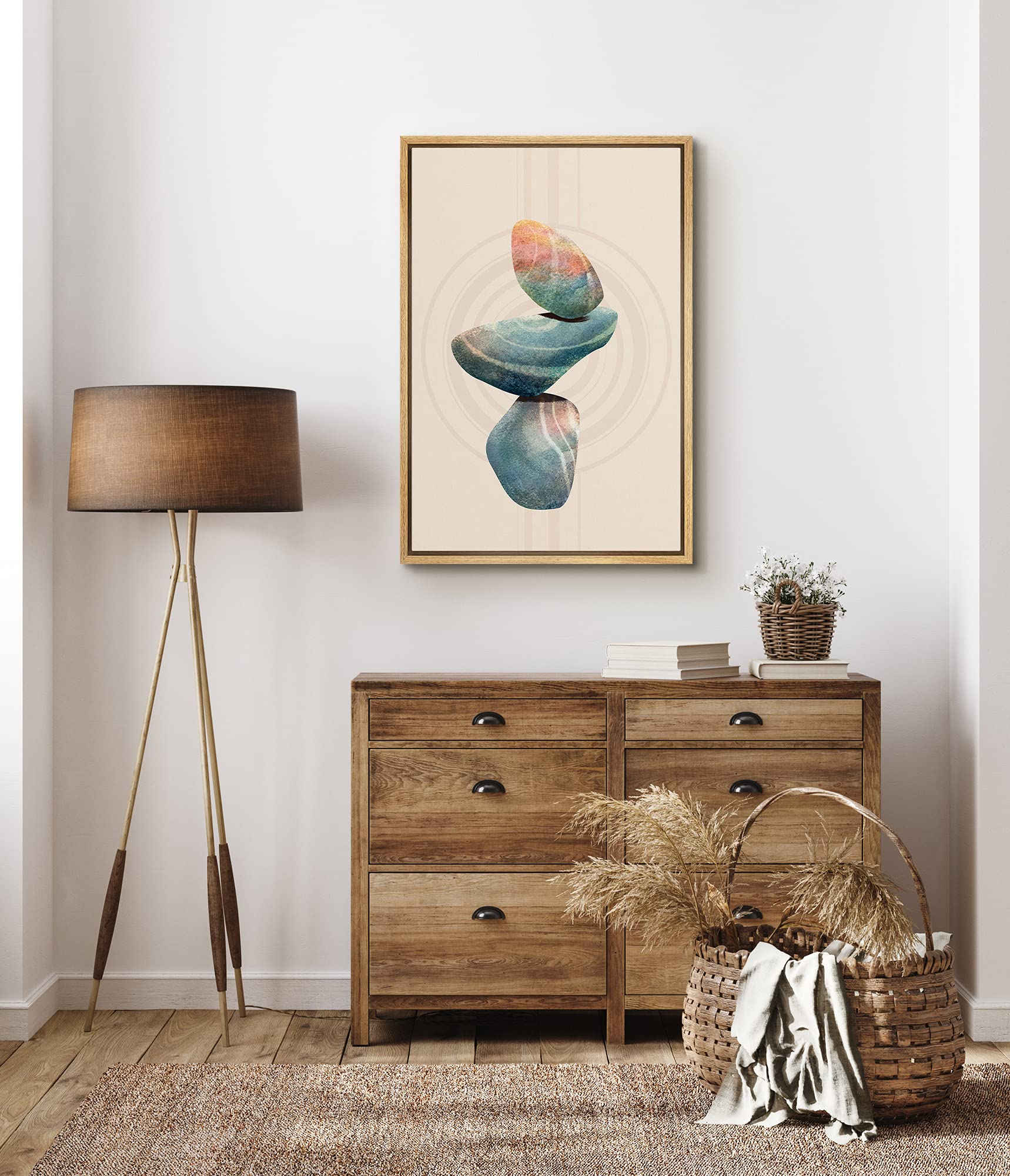 Amazon.co.jp: SIGNFORD フレーム入り キャンバス プリント ウォール